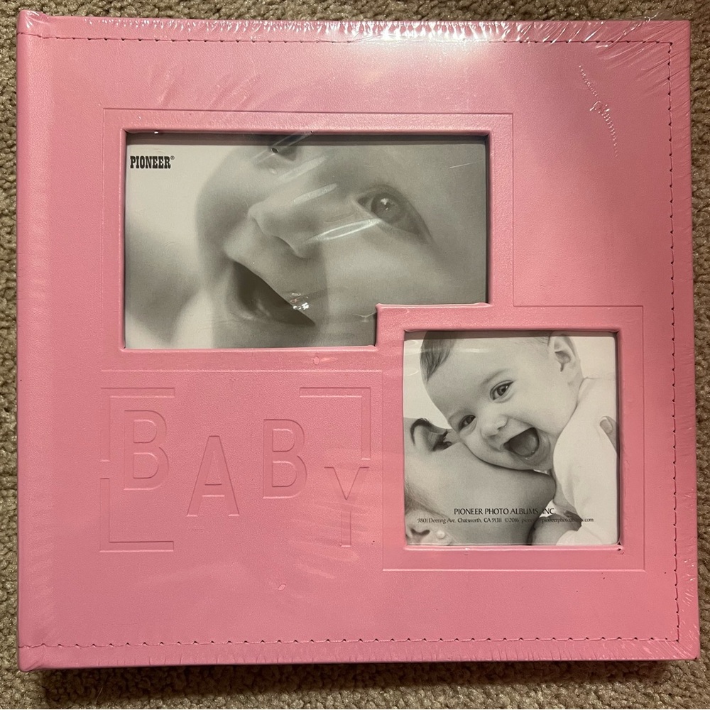 PIONEER Pink Baby Photo Album (brand new)